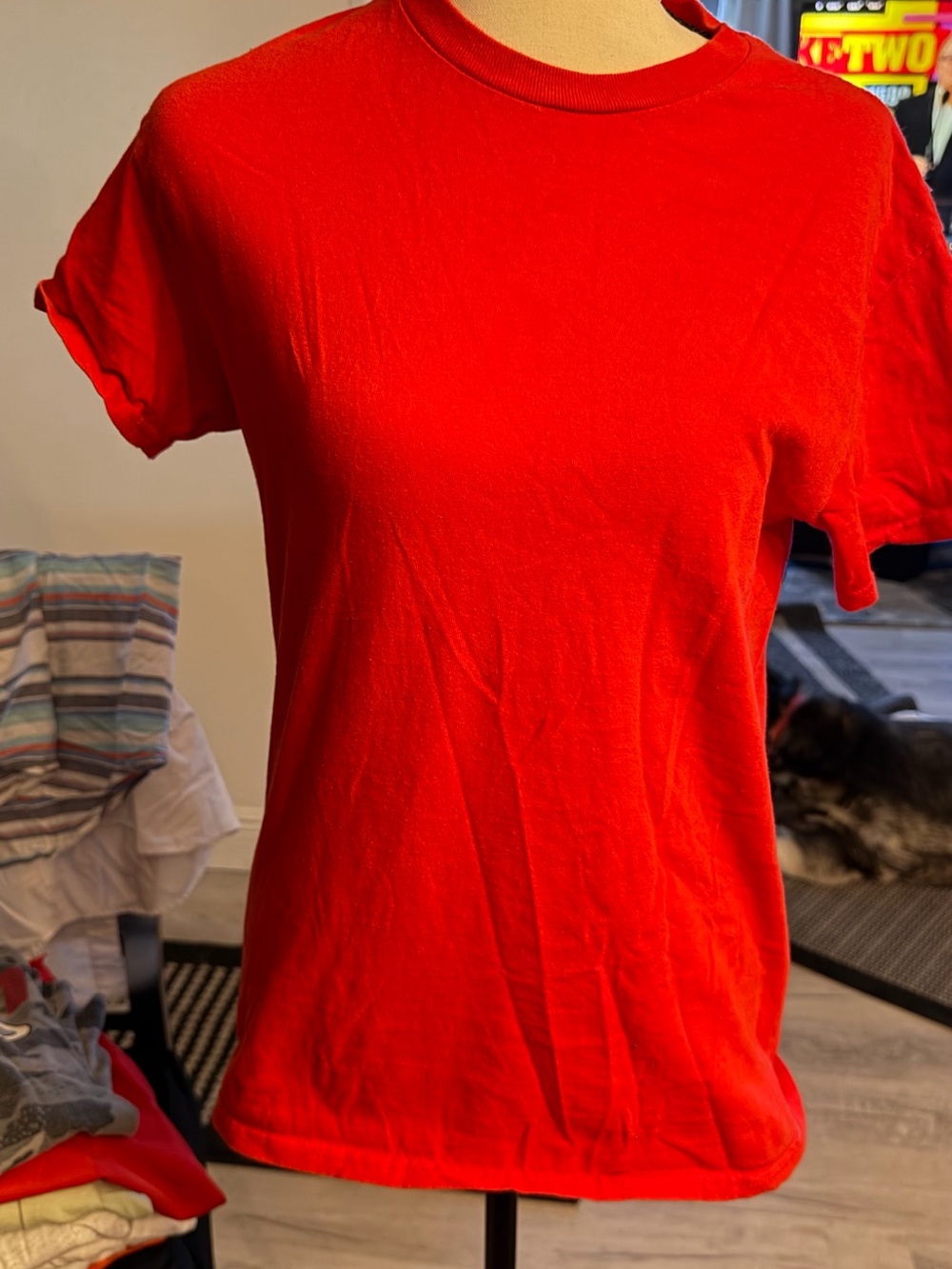 Gildan Bright Red Women's Short Sleeve Tee